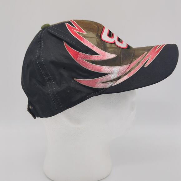 Dale Earnhardt Jr Hat Cap Strap Back Mens Camo Black NASCAR Racing Embroidered 8 - Picture 4 of 11